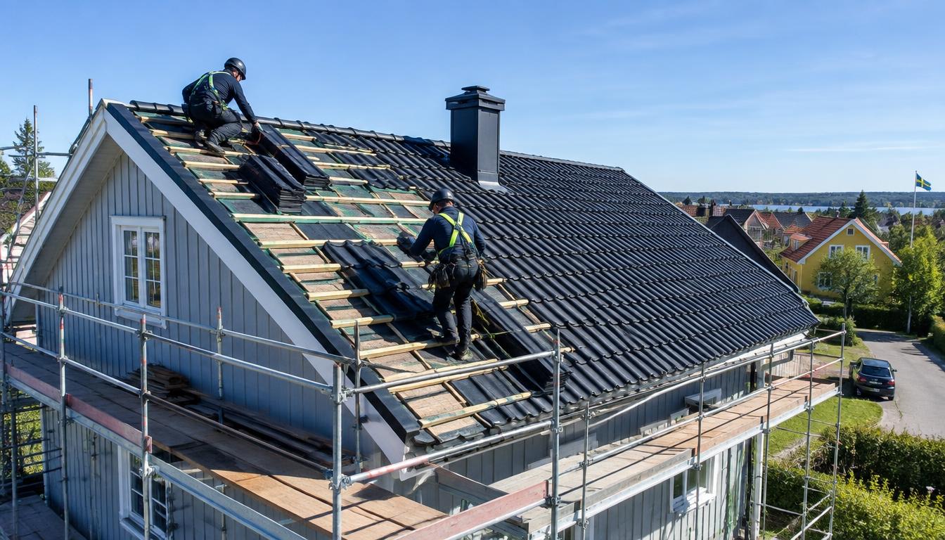 Byta tak – kostnad och takbyte i Habo och Jönköping